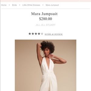 Jill by Jill Stuart White Jumpsuit.